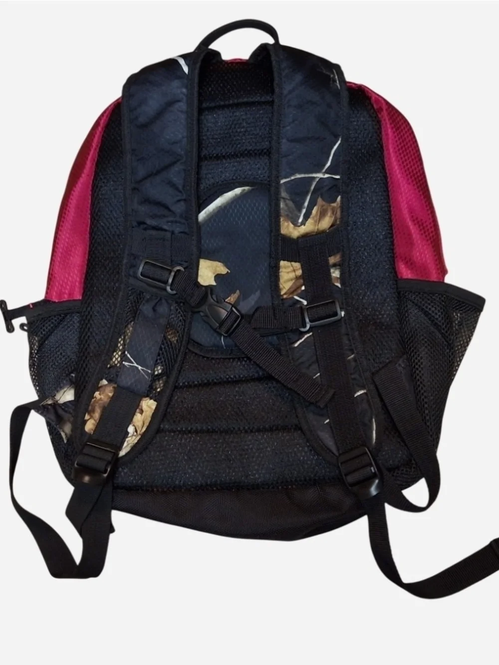 RealTree Girls Pink & Black Camo Backpack